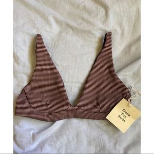 NWT Stone Fox Swim Ziggy Top